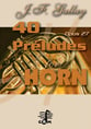 40 Preludes, Op. 27 French Horn Book cover